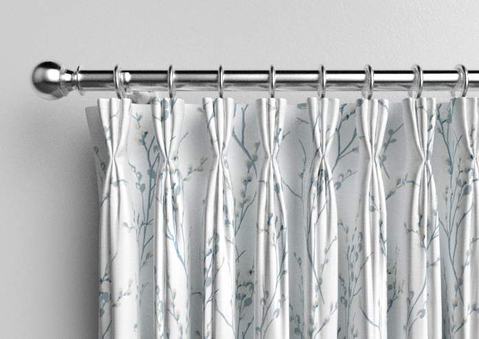 Laura Ashley Pussy Willow, Off White/Seaspray - Made to Measure Curtains - Image 11